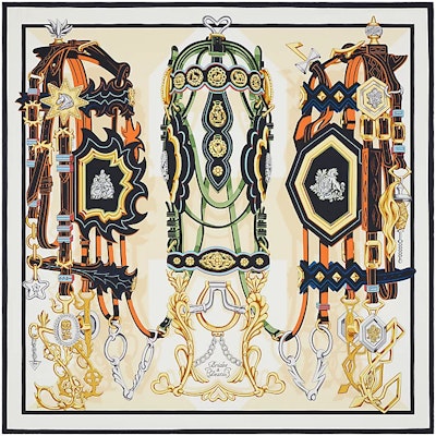 (W) 에르메스 패션 스카프 - 브리드 드 갈라 디자인 실크 스카프 H003967S-11 Buy (W) 에르메스 패션 스카프 - 브리드 드 갈라 디자인 실크 스카프 H003967S-11