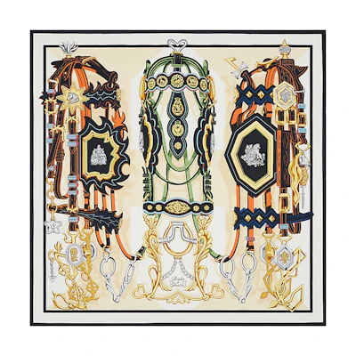 (Women) HERMES Fashion Scarf - Brides de Gala Designed Silk Scarf H003967S-11