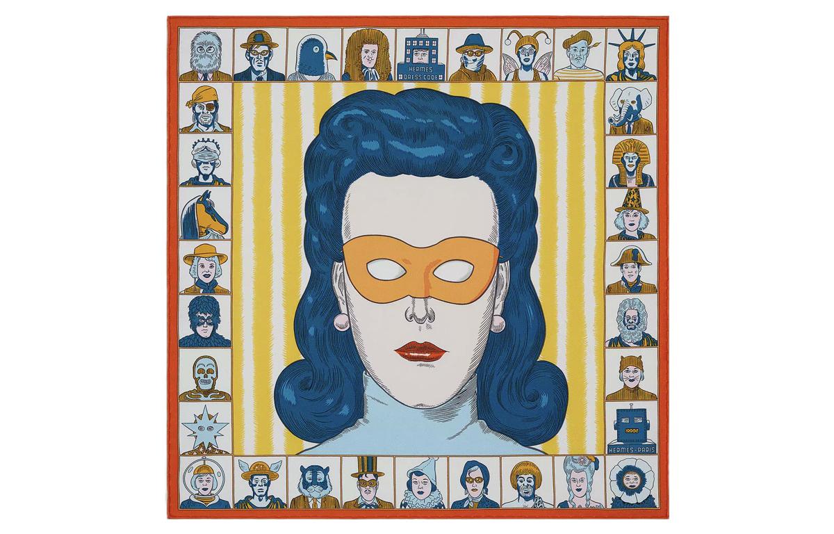 (Women) HERMES  Fashion Silk Scarf - Stylish and Versatile, Multicolor. H893780s-01 圖 2