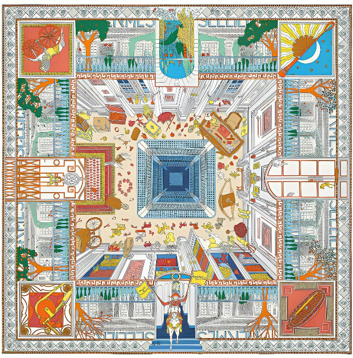 women-hermes-fashion-silk-scarf-with-exotic-treasure-print-multicolor-h003757-s-01