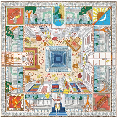 (W) エルメス ファッションシルクスカーフ エキゾチックトレジャープリント - マルチカラー H003757S 01 Buy (W) エルメス ファッションシルクスカーフ エキゾチックトレジャープリント - マルチカラー H003757S 01