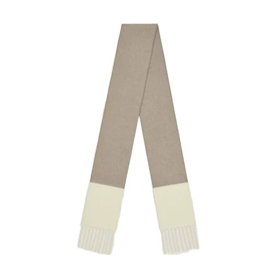 (Women) HERMES Fashion Simple Cashmere Knit Scarf H259097S 02