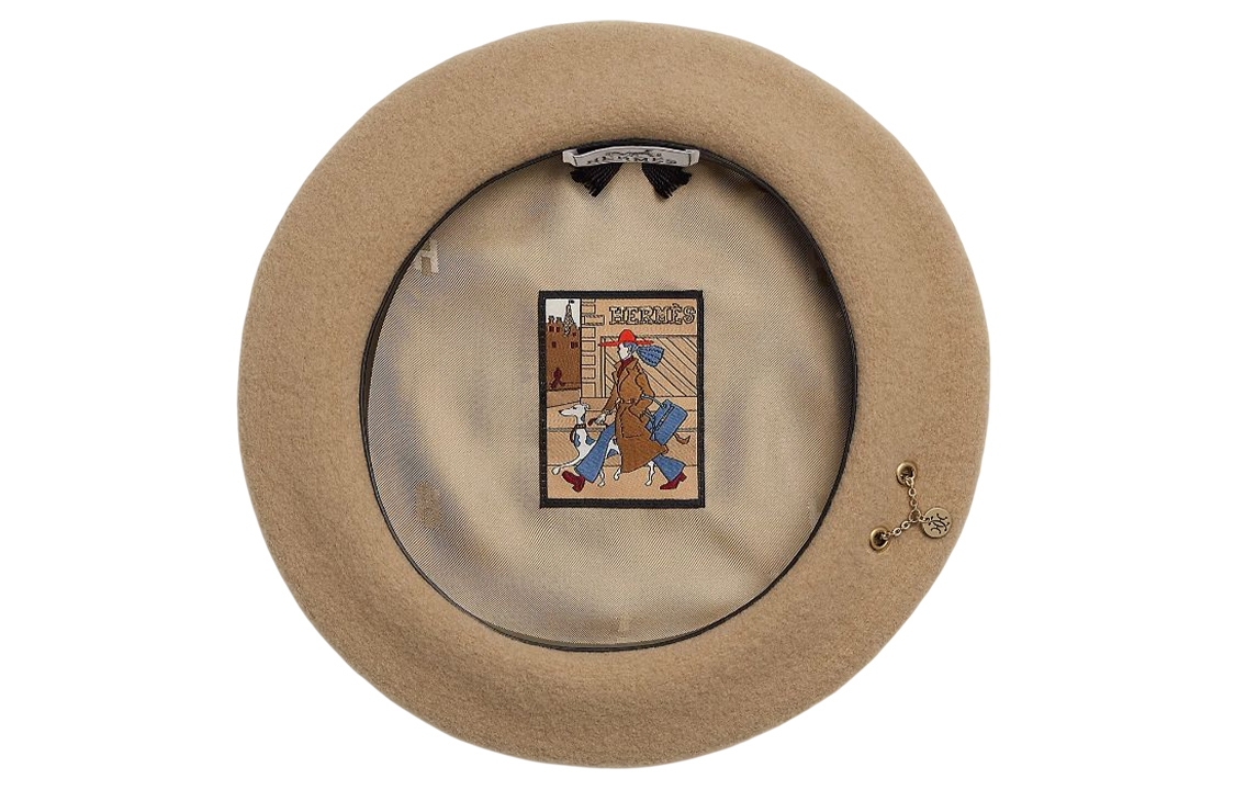 Lookbook (Women) HERMES  Fashionable Comfortable Wool Beret Hat H222025N 02