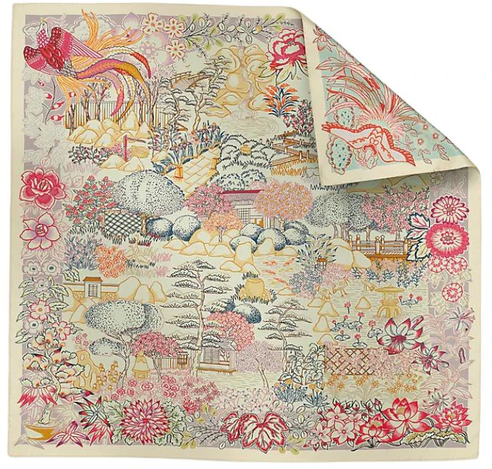 women-hermes-floral-animal-print-silk-scarf-in-vanilla-color-h904126-sv03