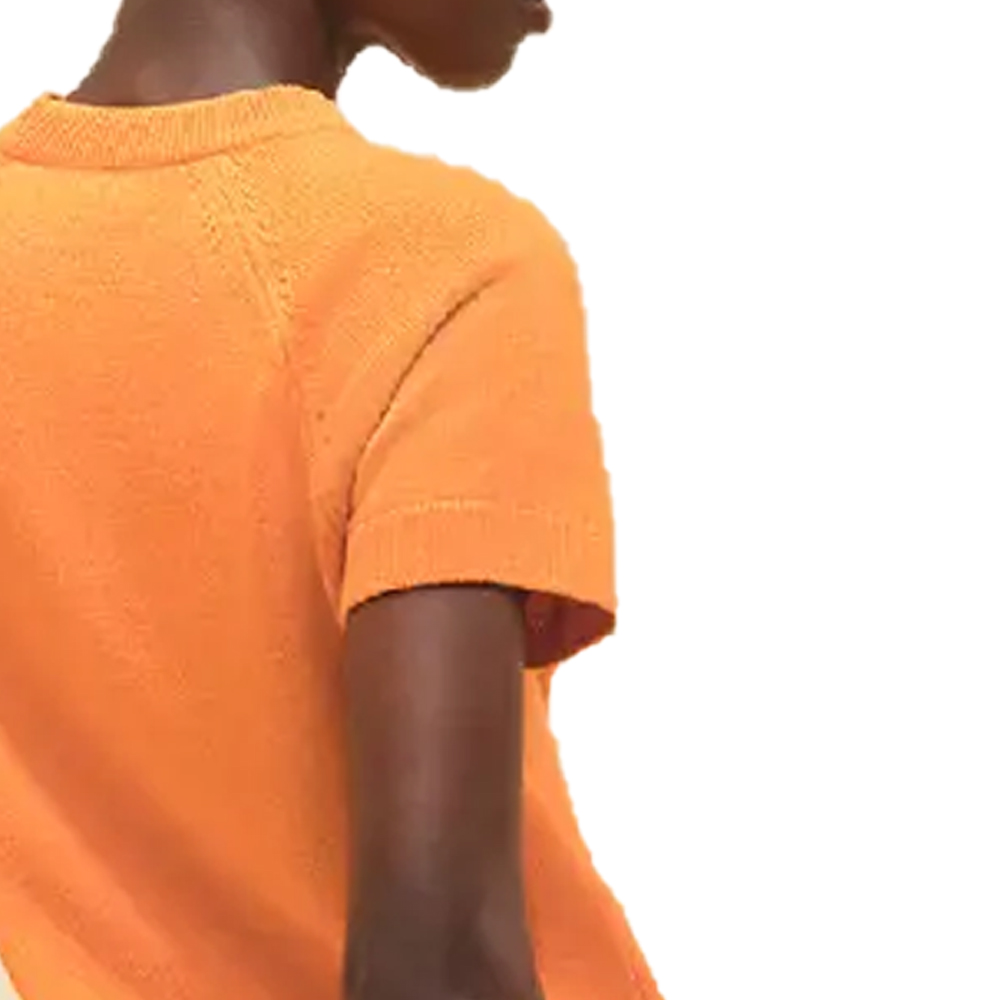 (Women) HERMES  Graphic Print Knit Short Sleeve Pullover Top H4E2626DB2O 圖 8