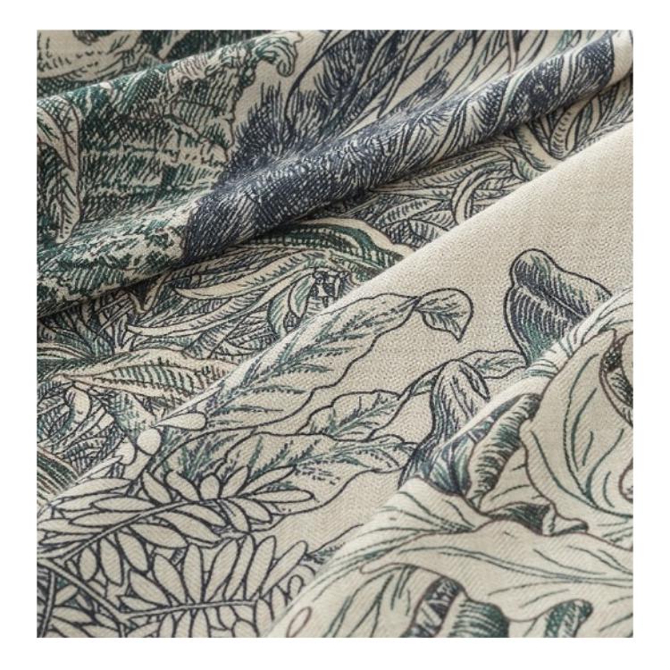 (Women) HERMES  Grey Cashmere Silk Scarf with Designer Pattern. H244121Sv05 圖 3