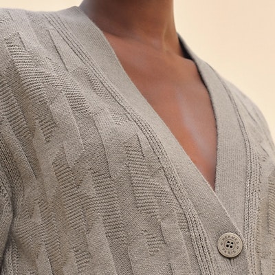 (Women) HERMES Grey Solid Color Short-Sleeve Midi Casual Dress. H4E2522D3DK Sizing (Women) HERMES Grey Solid Color Short-Sleeve Midi Casual Dress. H4E2522D3DK