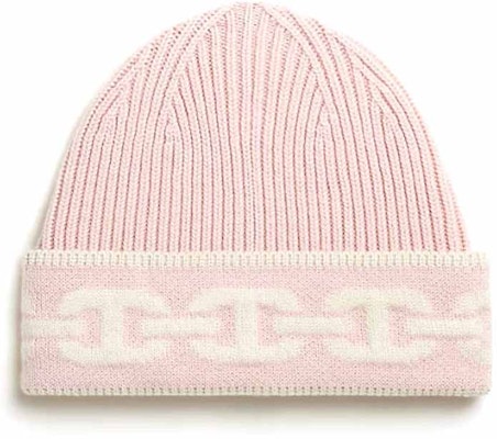 (Women) HERMES Knitted Cashmere Beanie Pink Apricot with 3D Pattern Design. H232021NvPOLA Order (Women) HERMES Knitted Cashmere Beanie Pink Apricot with 3D Pattern Design. H232021NvPOLA
