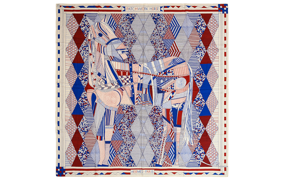 (Women) HERMES  Lightweight Comfortable Multicolor Silk Scarf SCARF140CSWHT6 圖 2