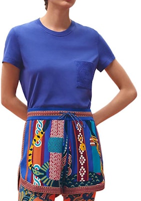 (W) 에르메스 로고 자수 크루넥 티셔츠 SS23 블루 H3E4620DLI7 Buy (W) 에르메스 로고 자수 크루넥 티셔츠 SS23 블루 H3E4620DLI7