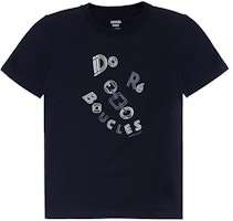 (Women) HERMES Loose Fit Round Neck Letter Print T-Shirt SS23 Black H3H4611DL0238 (Women) HERMES Loose Fit Round Neck Letter Print T-Shirt SS23 Black H3H4611DL0238