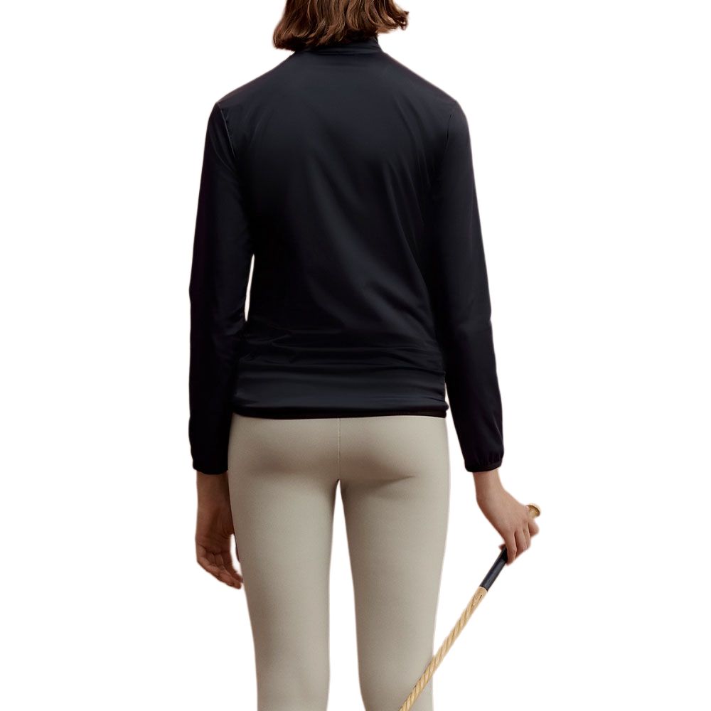 Lookbook (Women) HERMES  Navy Blue High-Neck Waterproof Breathable Jacket. H800165EV01