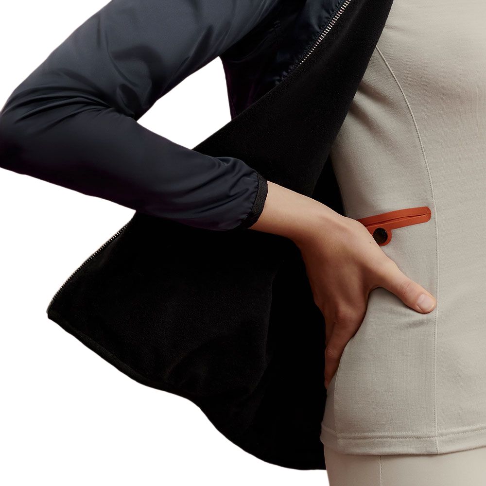 Details for (Women) HERMES  Navy Blue High-Neck Waterproof Breathable Jacket. H800165EV01