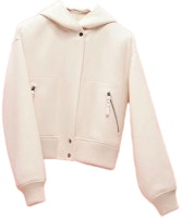 (Women) HERMES Off-White Solid Zip-Up Hoodie Jacket FW22. H2H0206DA91 (Women) HERMES Off-White Solid Zip-Up Hoodie Jacket FW22. H2H0206DA91