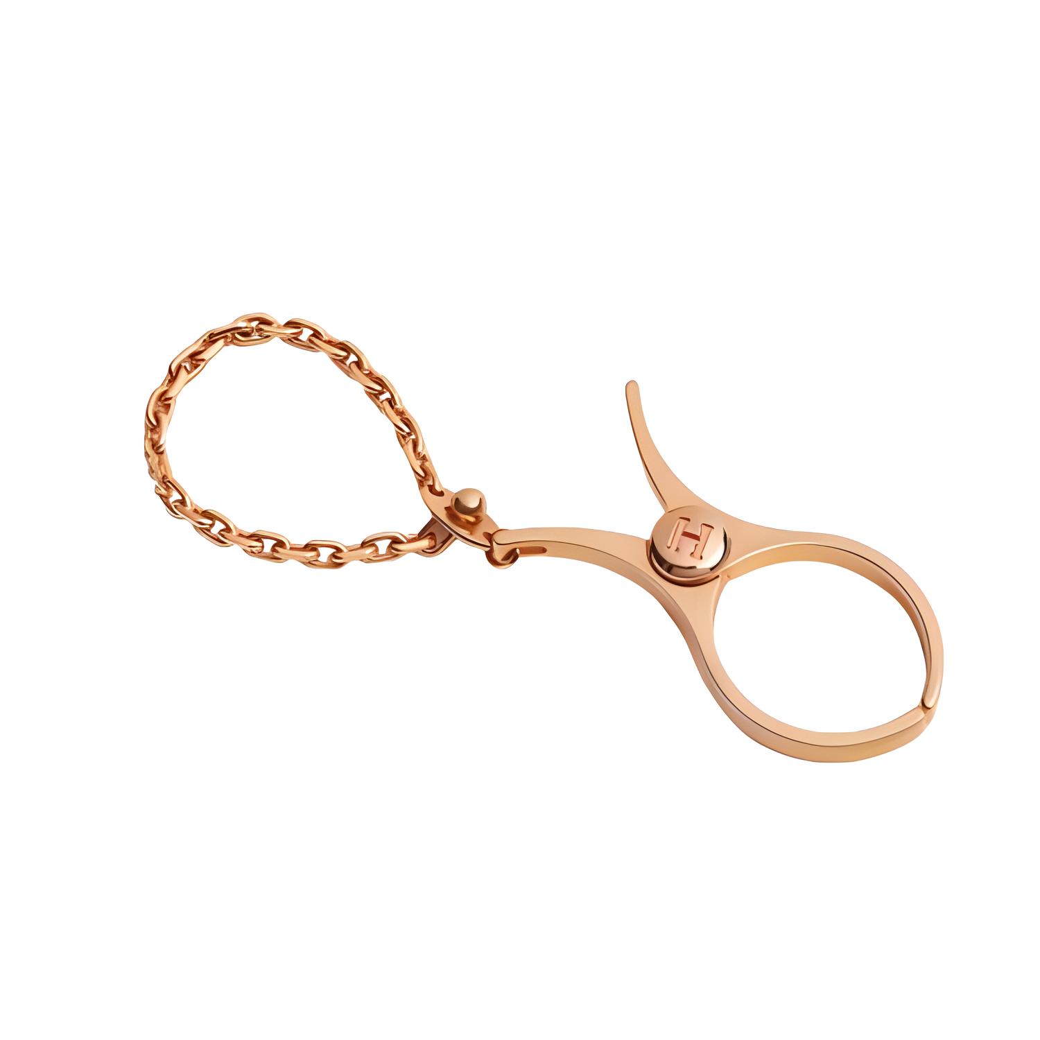 Order (W) HERMES 橙色金屬鍍層飾品 單色設計配件 H000833G