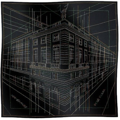 (W) HERMES Bufanda de Lana con Estampado - Negra H242500SF02 Order (W) HERMES Bufanda de Lana con Estampado - Negra H242500SF02