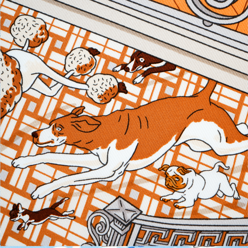 (Women) HERMES  Printed Silk Scarf - Multicolor Design. H004106Sv06 圖 3