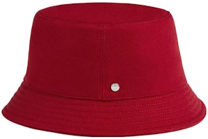 (Women) HERMES Red Stylish Patterned Bucket Hat H222020N RG (Women) HERMES Red Stylish Patterned Bucket Hat H222020N RG