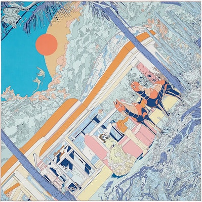 (W) エルメス ランデブー 70cm シルクスカーフ H983855S-04 Order (W) エルメス ランデブー 70cm シルクスカーフ H983855S-04