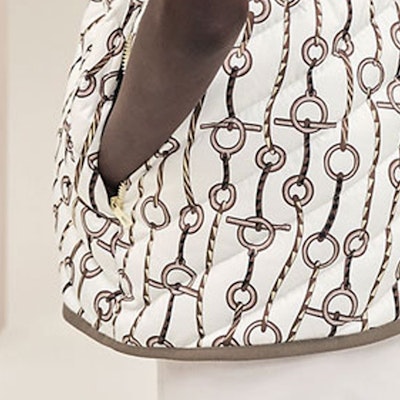 (Women) HERMES Reversible Printed Vest Multicolor H3H0163D290 Cheap (Women) HERMES Reversible Printed Vest Multicolor H3H0163D290