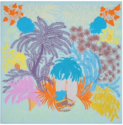 (W) 에르메스 양면 식물 패턴 실크 디자인 리버시블 스카프 H903908S-02 Shop (W) 에르메스 양면 식물 패턴 실크 디자인 리버시블 스카프 H903908S-02