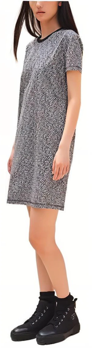 women-hermes-short-sleeve-dress-black-blue-monogram-design-h4-e4521-db-5-h34