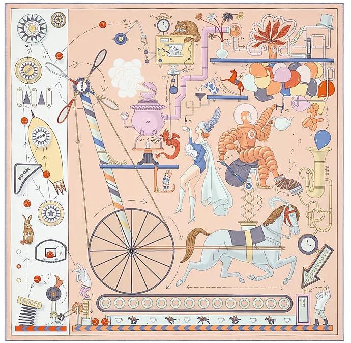 women-hermes-silk-scarf-with-afternoon-tea-print-design-h003968-s-03