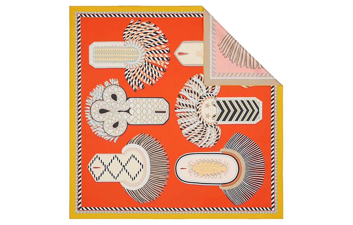 (Women) HERMES  Silk Scarf with Twill Pattern Multicolor. H903983S 05 圖 3