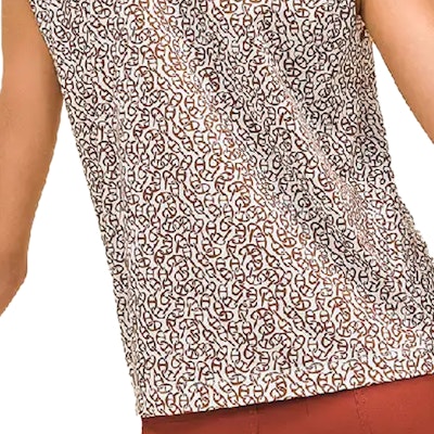 (Women) HERMES Sleeveless Loose Fit Printed Crew Neck T-Shirt H4E4625DB1W Sizing (Women) HERMES Sleeveless Loose Fit Printed Crew Neck T-Shirt H4E4625DB1W