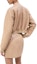 Shop (Women) HERMES Solid Beige Button-Up Crewneck Jacket. H5E1216DLD1-36
