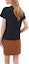 Lookbook (Women) HERMES Solid Color Crew Neck Printed Short Sleeve Regular T-Shirt. H5E4634DA5H