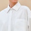 Shop (W) HERMES Kemeja Putih Lengan Panjang Berpoket Solid Colour H4E0601DV90