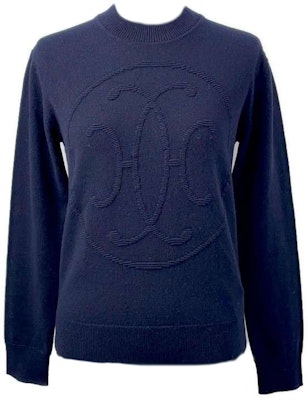 (Women) HERMES Solid Ribbed Cashmere Crewneck Sweater Purple. H4H2602D13D Buy (Women) HERMES Solid Ribbed Cashmere Crewneck Sweater Purple. H4H2602D13D