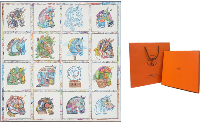 (W) HERMES Selendang Sutera Gaya Minimalis Kuda Prism. H003913S 07 Shop (W) HERMES Selendang Sutera Gaya Minimalis Kuda Prism. H003913S 07