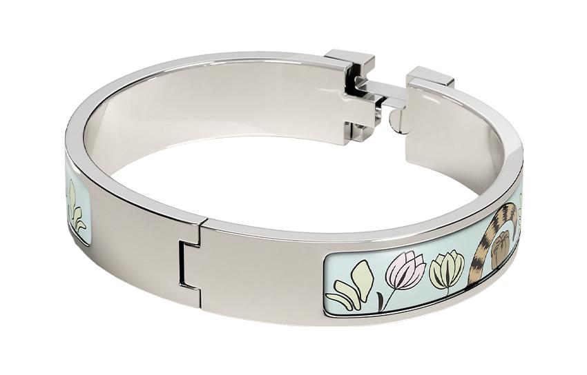 Lookbook (Women) HERMES  Trendy Leopard Print Bracelet - Multicolor. H702318FPE4GM