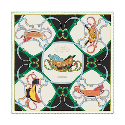 (Women) HERMES Twill Silk Scarf - Multicolor Luxury Accessory H893989S-06