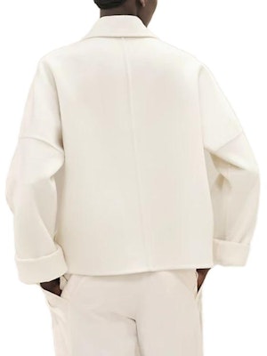 (Women) HERMES White Solid Color Single-Breasted Jacket H3H0102DAA334 Shop (Women) HERMES White Solid Color Single-Breasted Jacket H3H0102DAA334