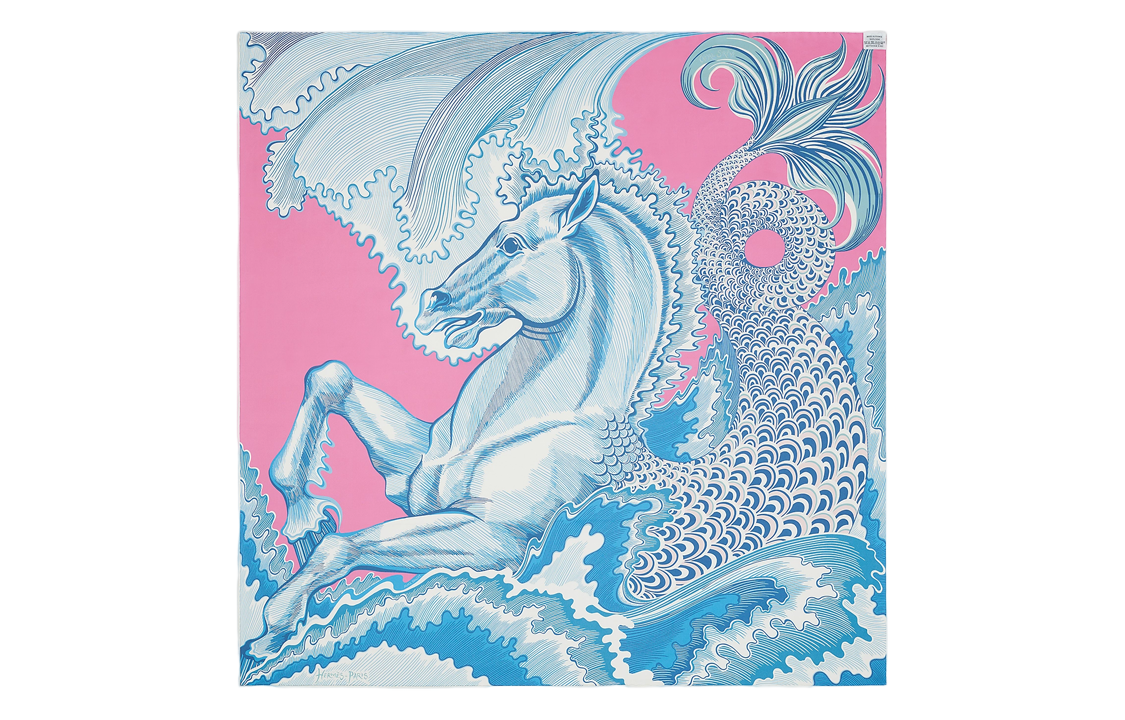 (Women) HERMES  Yellow Double-Sided Printed Silk Scarf H903963S 08 圖 4