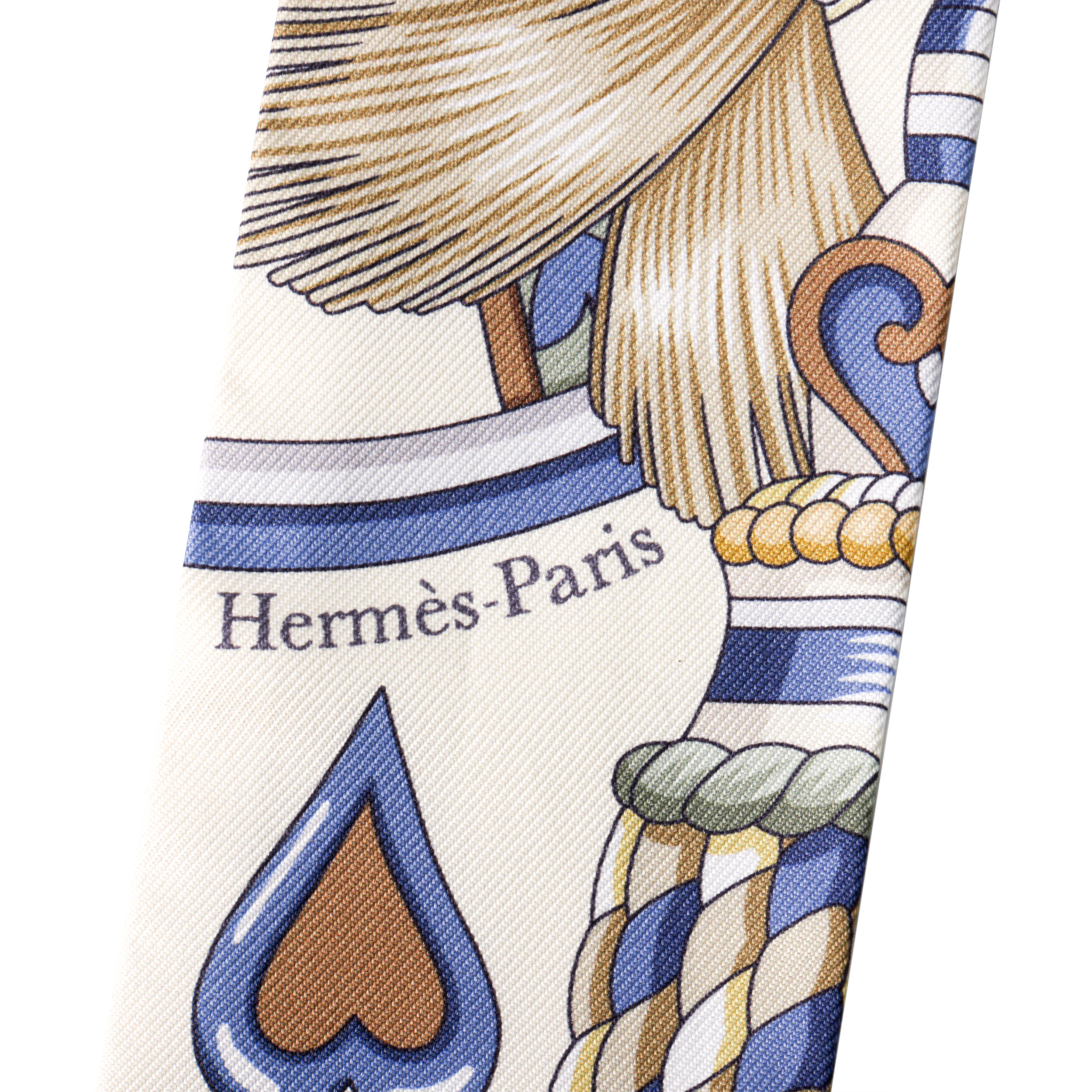 (Women) HERMES  Yellow Jacquard Pattern Silk Scarf H064090S 09 圖 4