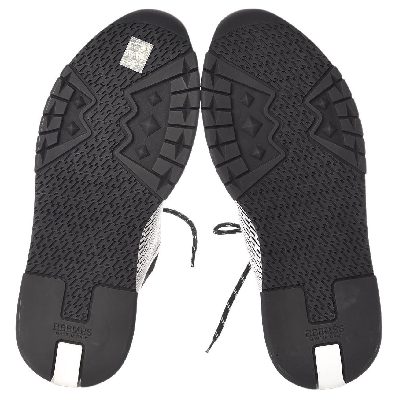 Purchase (W) エルメス アディクトニット 黒白 H201108Z-02