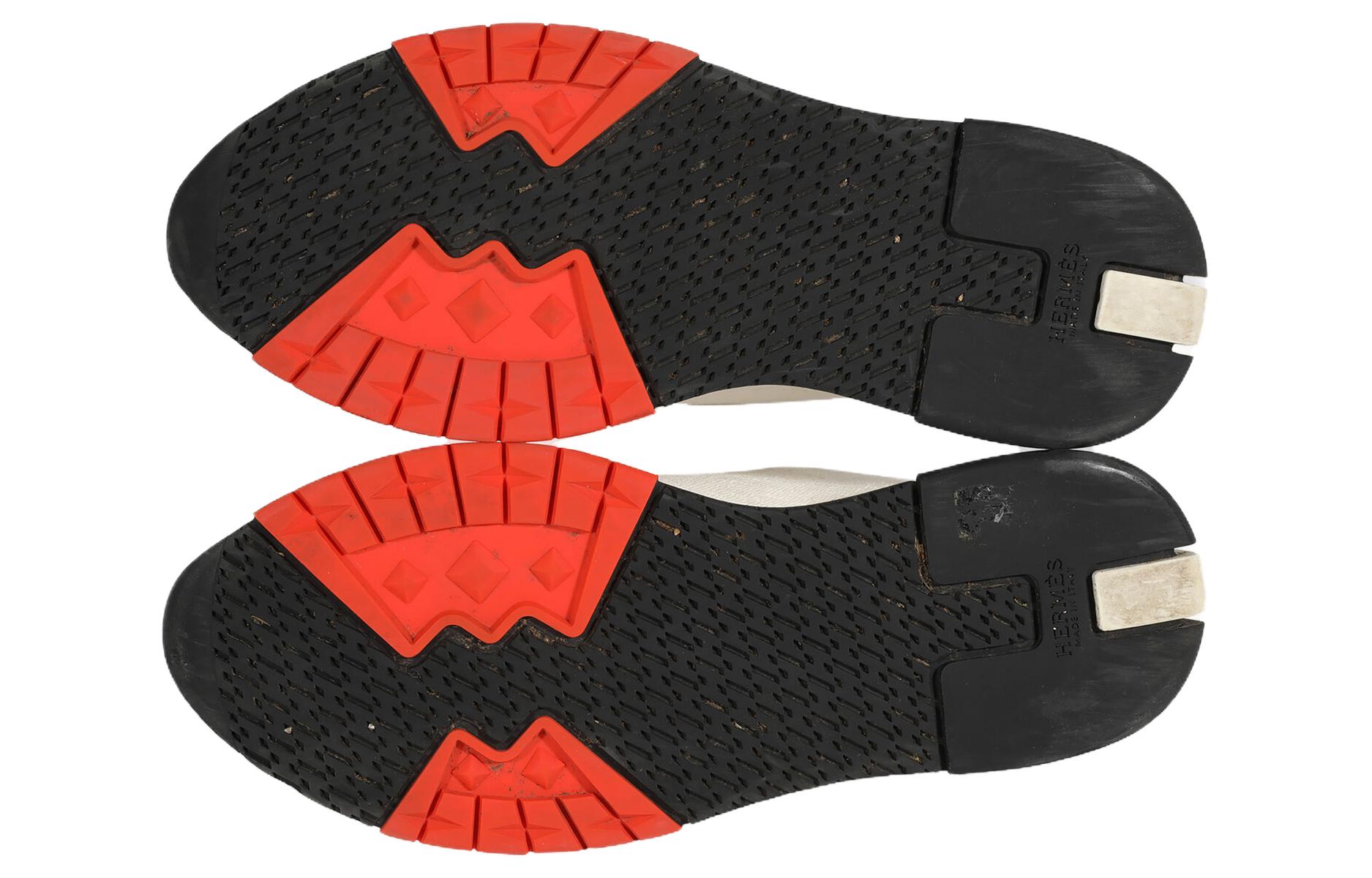 Purchase (W) エルメス アディクトニット 白/グレー H201108Z-01