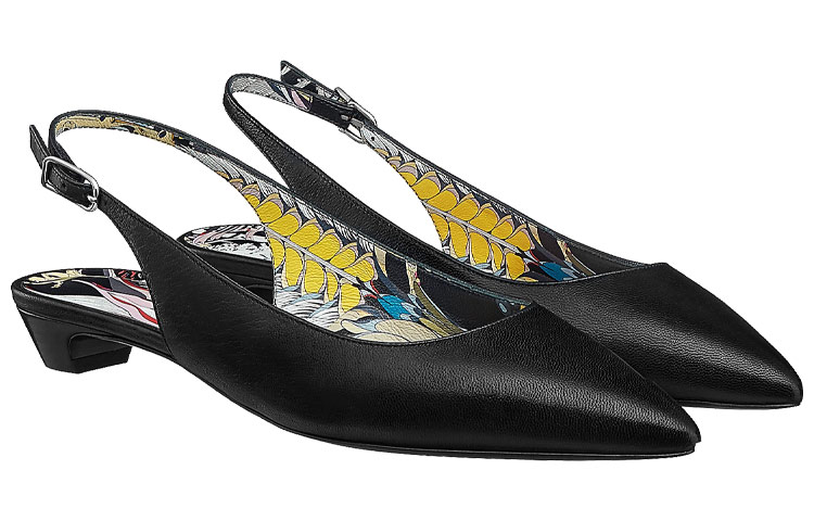 Lookbook (W) HERMES Albane ''Fantaisie Botanique Zwart'' H201022Z-02
