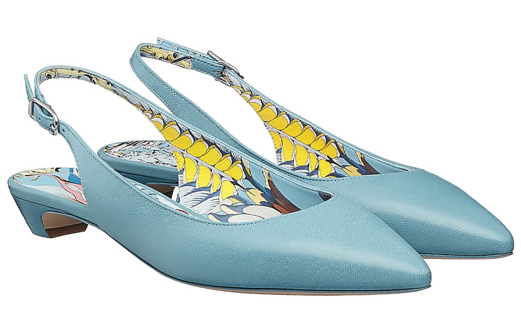 Lookbook (W) HERMES Albane ''Fantaisie Botanique Dorset Blauw'' H201022Z-3K
