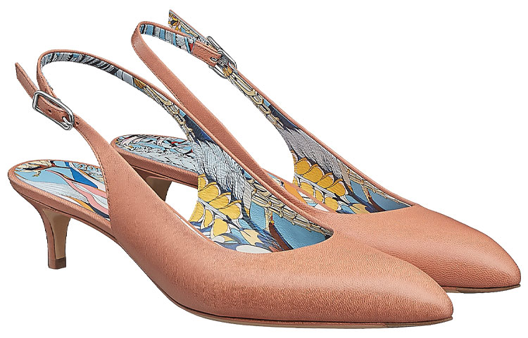 (W) HERMES Alix 40 High Heels 'Brown Pink' 圖 3