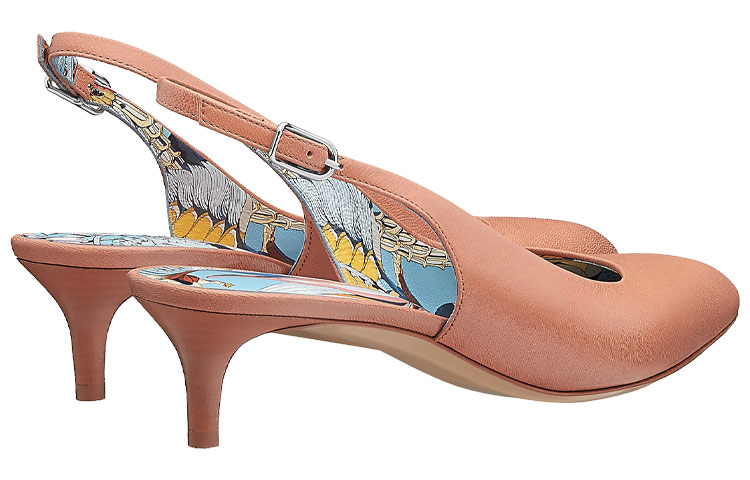 (W) HERMES Alix 40 High Heels 'Brown Pink' 圖 4