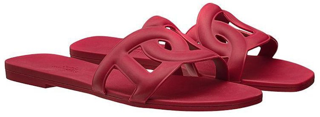 (W) HERMÈS Aloha Sandalia de Goma 'Burgundy Fashion' H201157Z-9U Lookbook (W) HERMÈS Aloha Sandalia de Goma 'Burgundy Fashion' H201157Z-9U