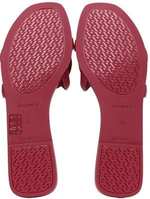 (W) HERMÈS Aloha Sandalia de Goma 'Burgundy Fashion' H201157Z-9U Purchase (W) HERMÈS Aloha Sandalia de Goma 'Burgundy Fashion' H201157Z-9U