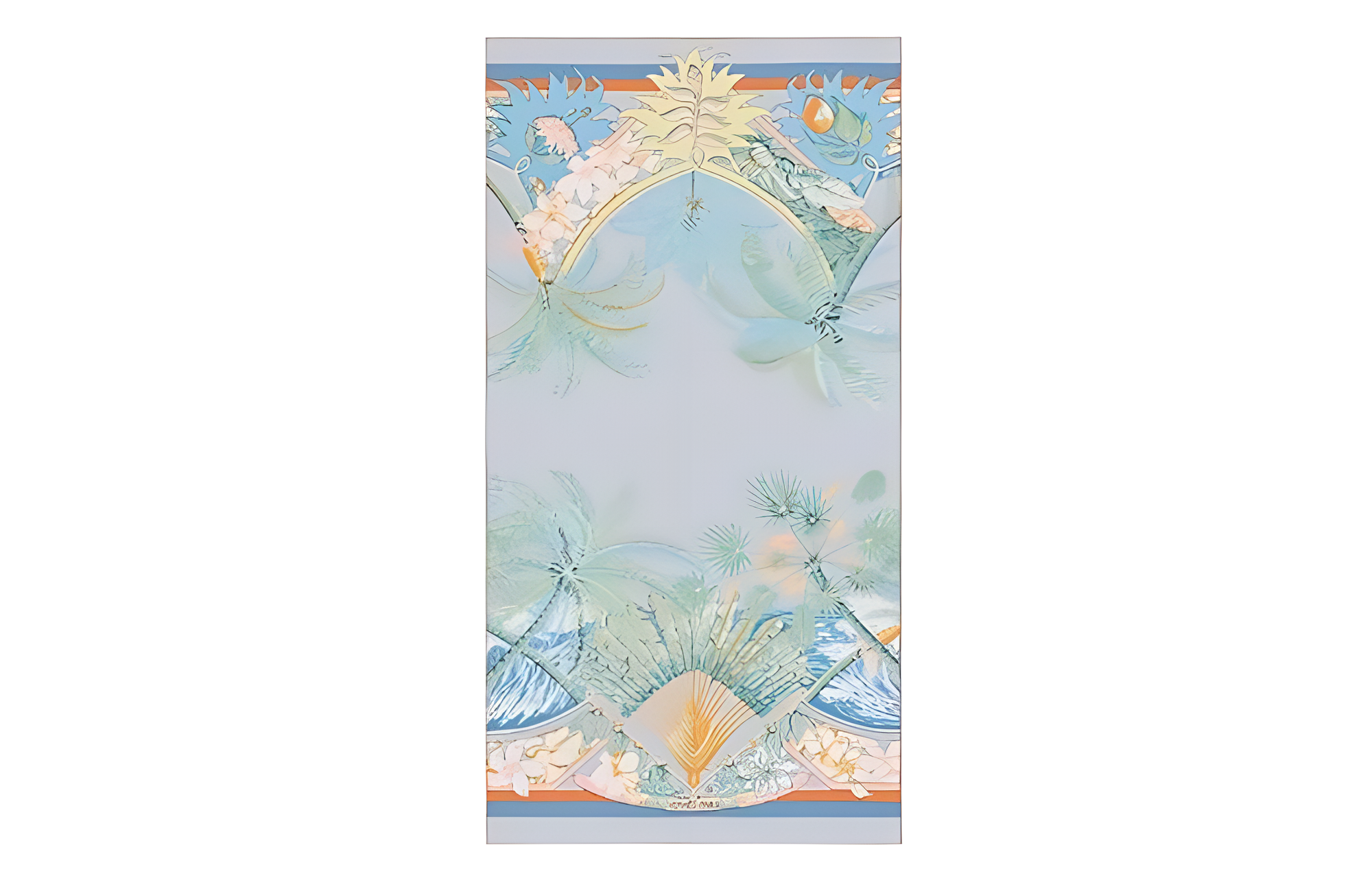 (Women) HERMES Aloha Tree Print Silk Scarf for Women - Multicolor H942026S 08