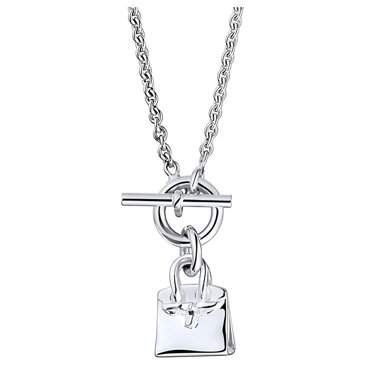 (Women) HERMES Amulettes 925 Silver Necklace for Women H104425B-00