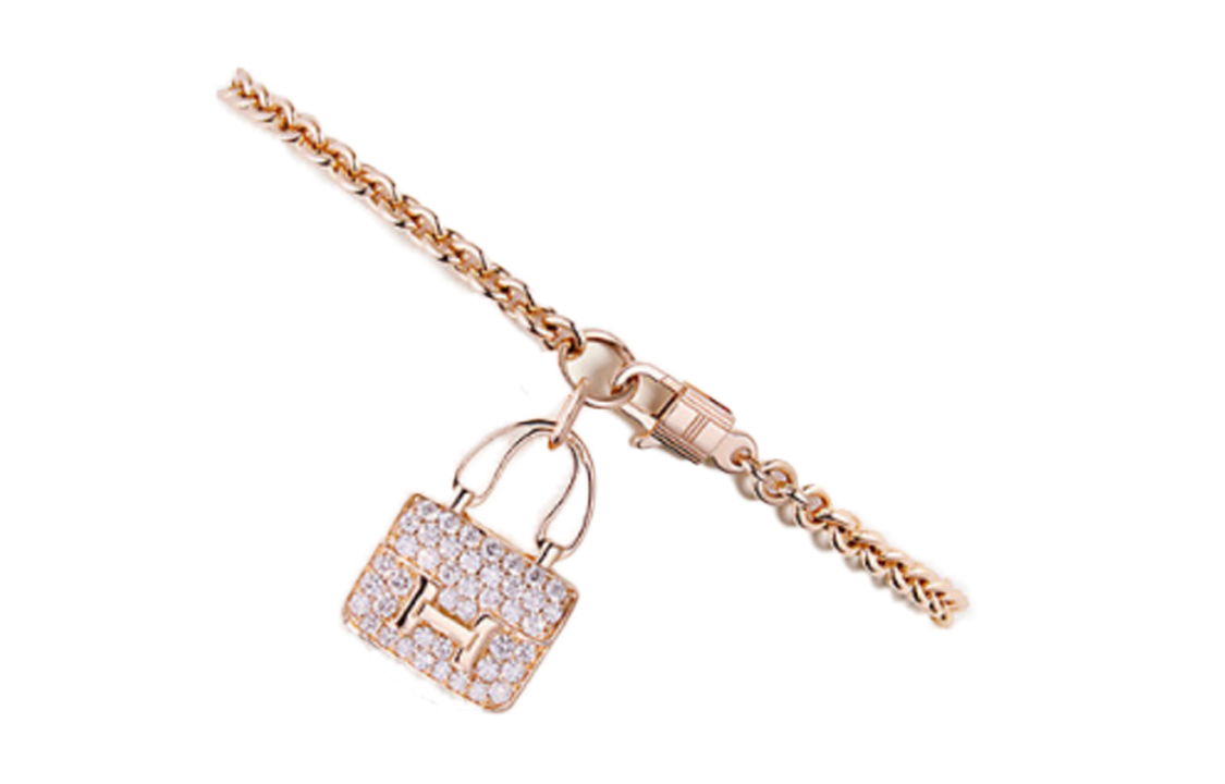 (Women) HERMES Amulettes Constance Diamond Bracelet for Women. H121413B-00ST